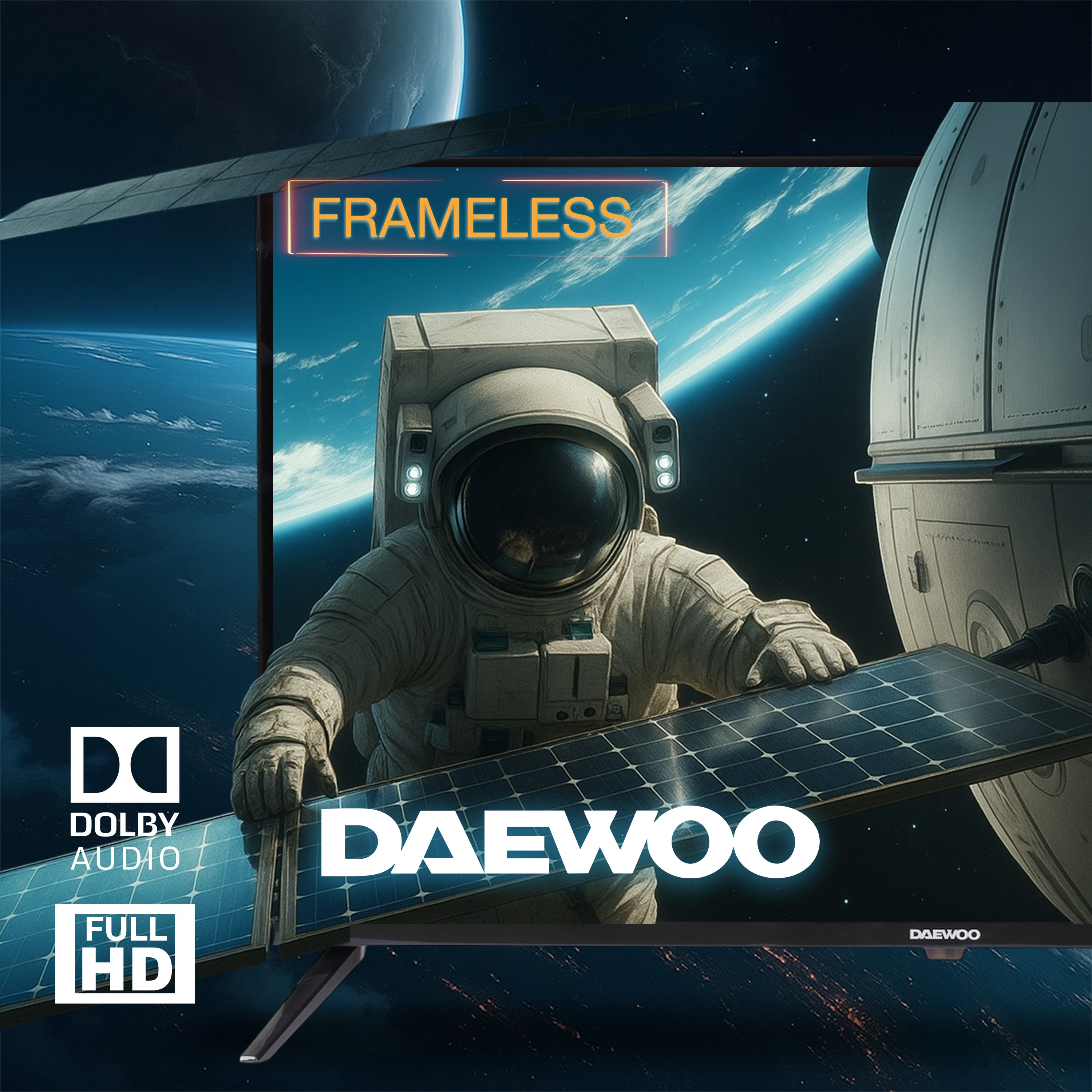 Pantalla Daewoo 40 pulgadas Frameless Full HD Roku image number null