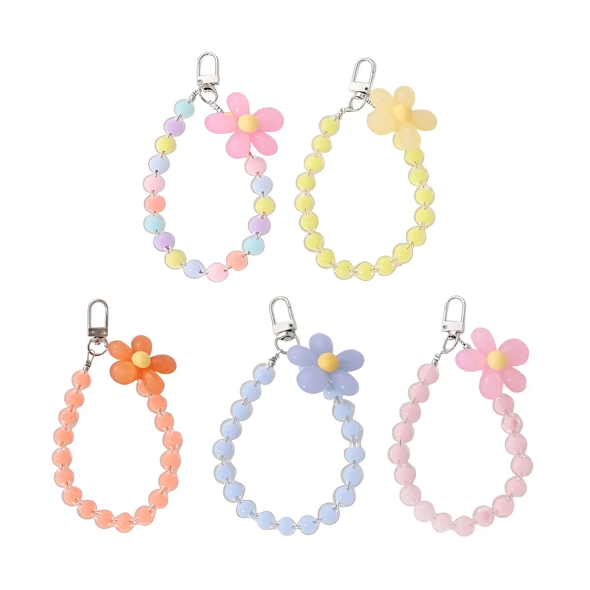 5pzs Colgantes Y Correas Celular Moda Ajustables image number null