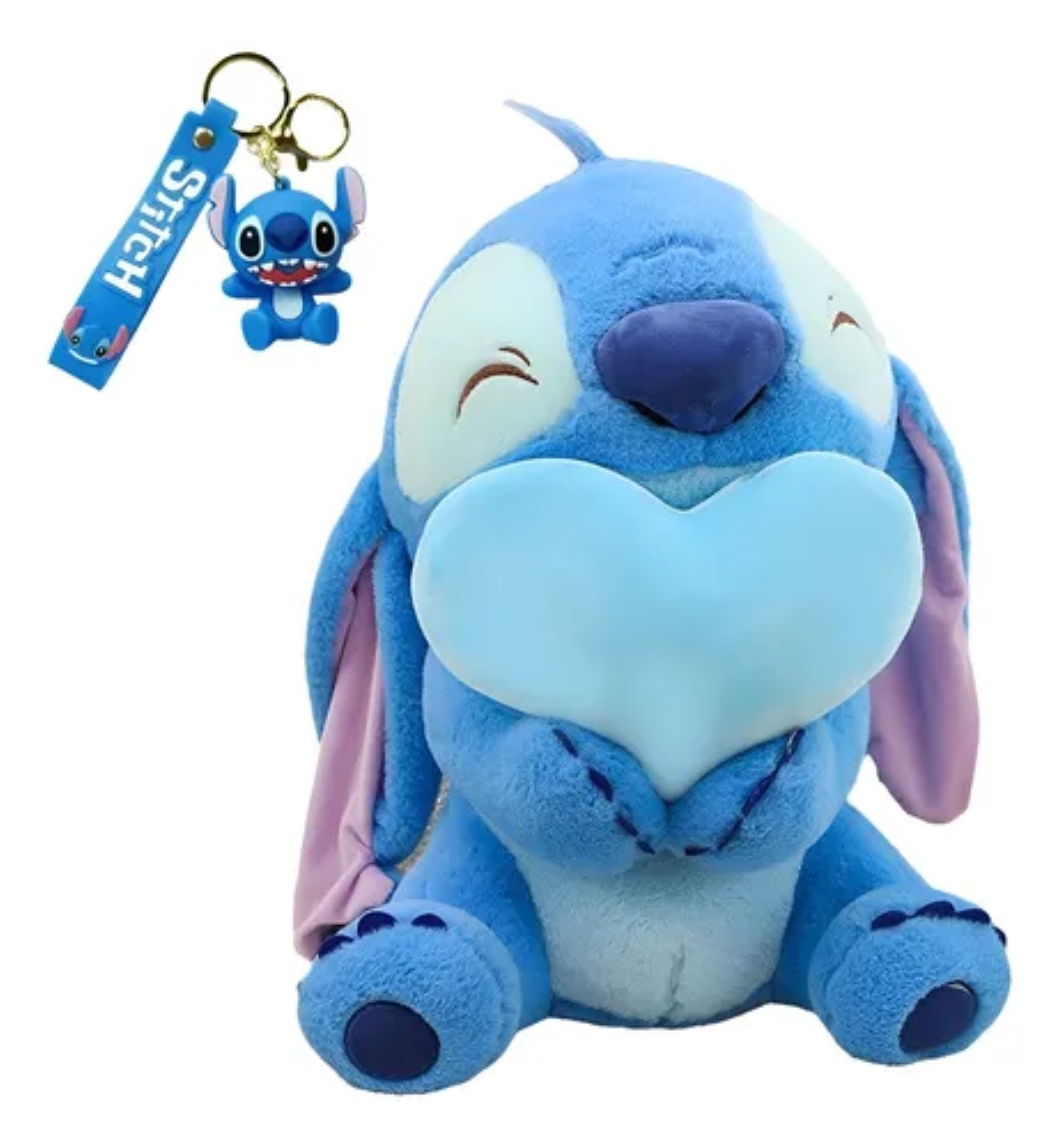 Stitch Peluche Juguetes Corazon Azul image number null