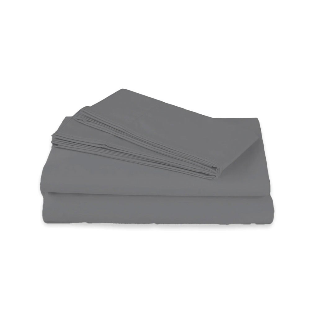 Protector Queen Size Spring Air Ultra Blanco + S&aacute;banas Spring Air Basic Grey + 2 Almohadas Spring Air Osos image number null