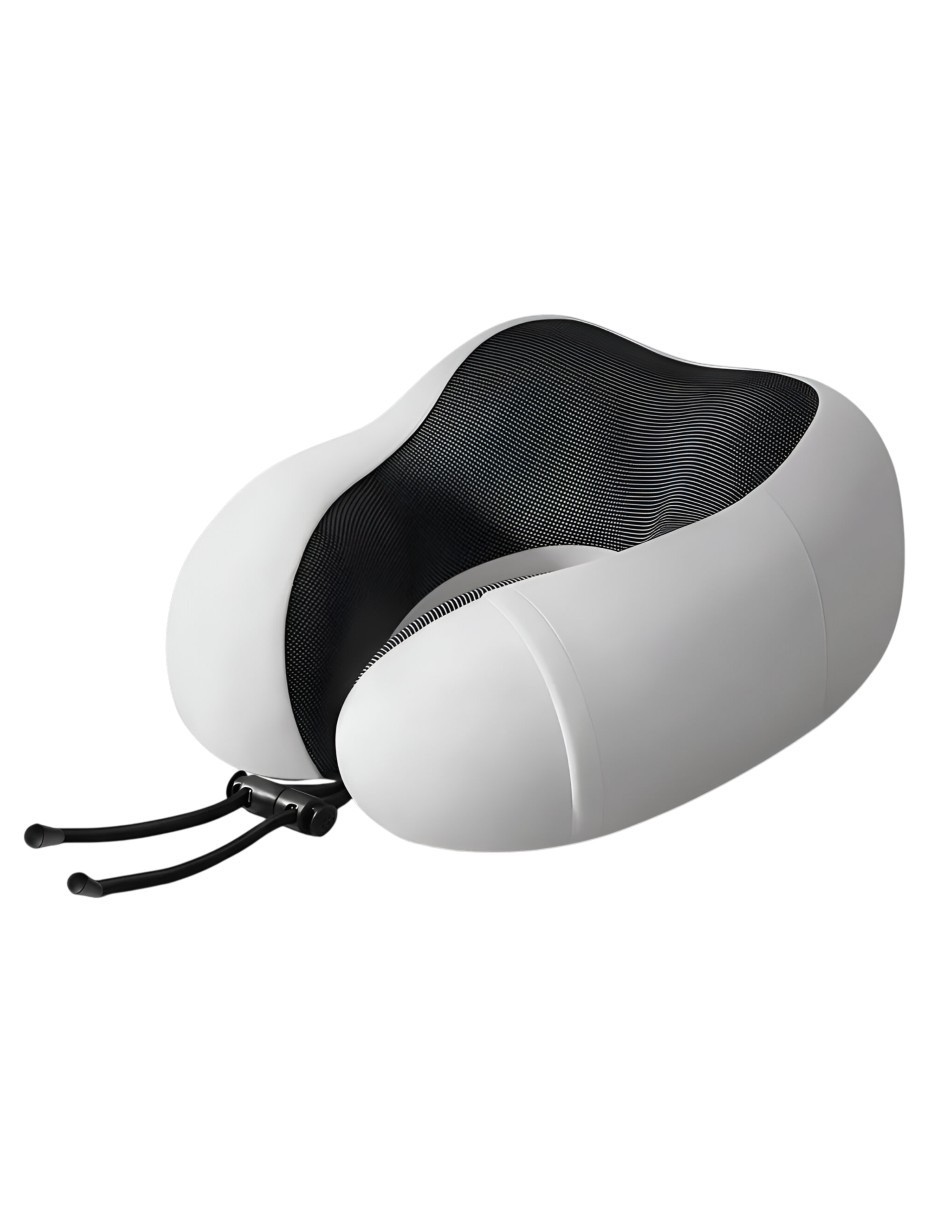 Almohadas De Viaje Para Cuello 100% Espuma Viscoel&aacute;stica GRIS image number null