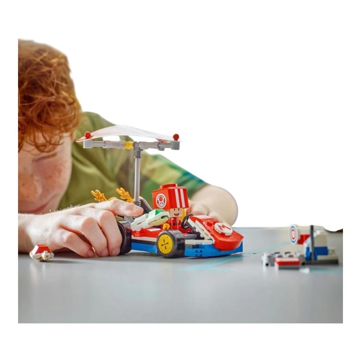 Kit Lego Super Mario Kart Est&aacute;ndar Toad Mec&aacute;nico Auto 72032 image number null