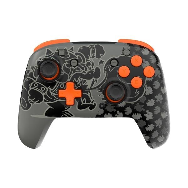 Turtle Beach Control Inal&aacute;mbrico Rematch Blackout Bowser Gris Nintendo Switch 2 - Game Center image number null