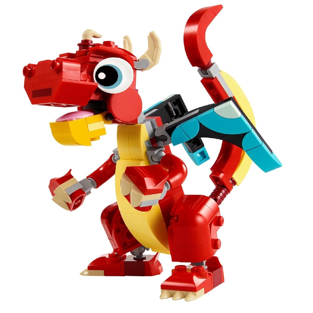 LEGO Creator 3 en 1 Drag&oacute;n Rojo 149 Piezas Convertible COLOR ROJO Para Ni&ntilde;os 6+ image number null