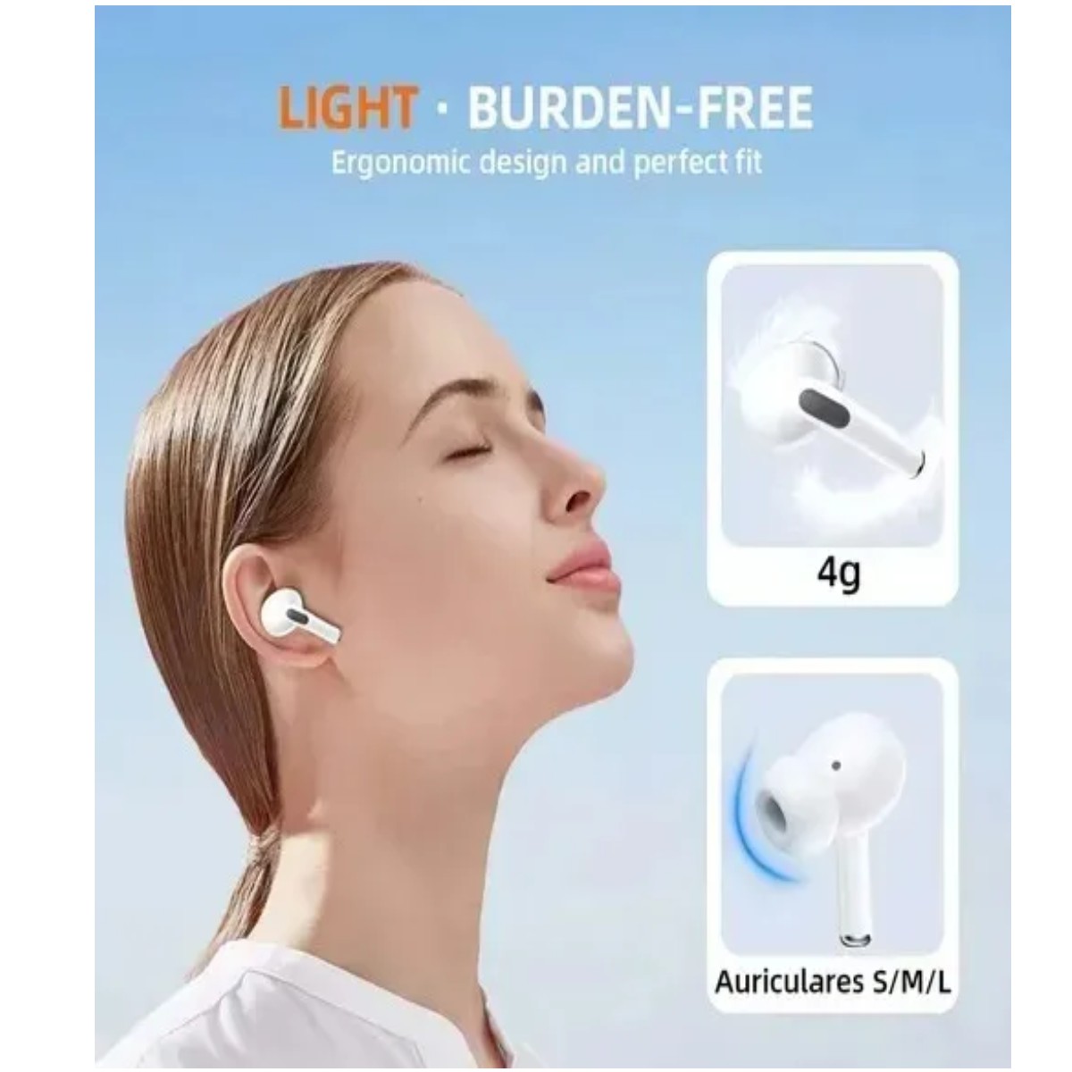 Smartwatch Reloj Inteligente Auriculares Bluetooth 2 En 1 Negro image number null