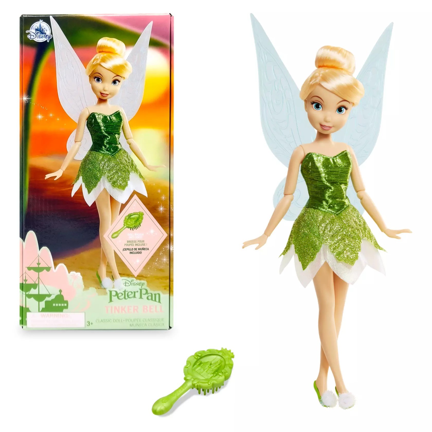 Princesas Mu&ntilde;eca Cl&aacute;sica Oficial Tinker Bell 29cm Regalo Juguete image number null