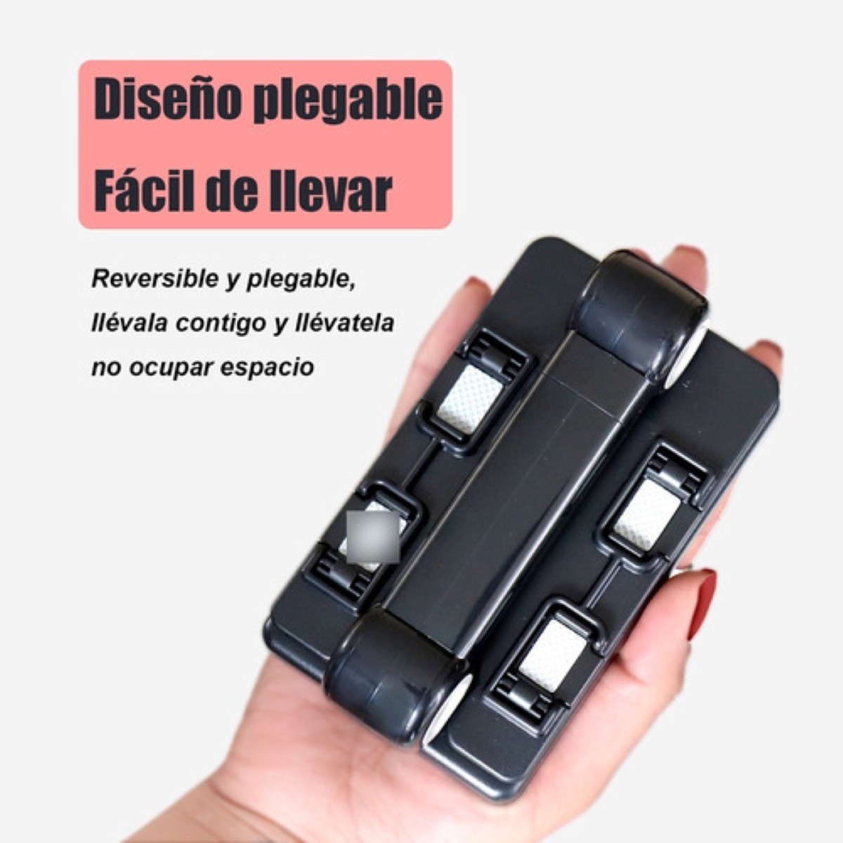 Soporte De Escritorio Para Celular Plegable Y Ajustable Blanco image number null
