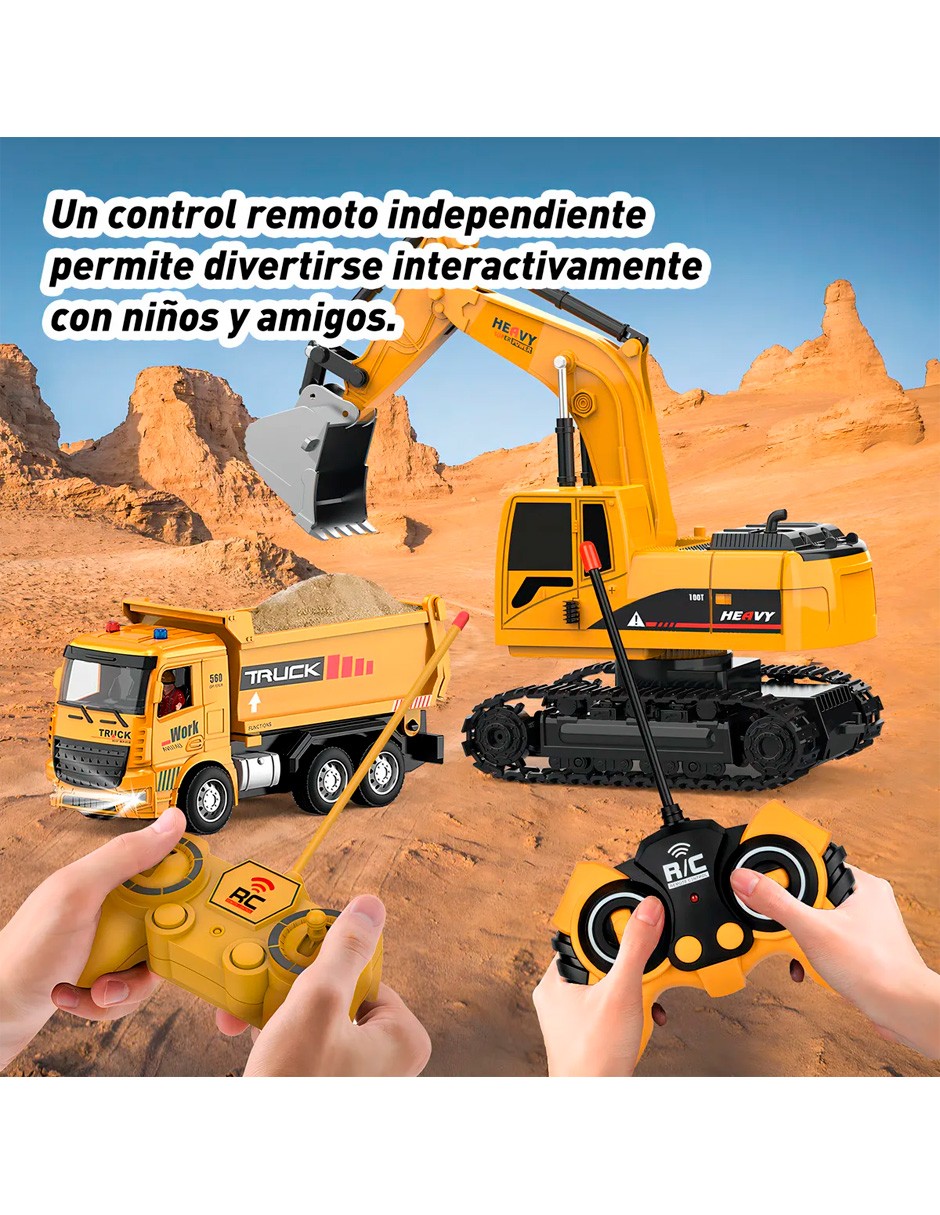 Petukita Box &ndash; Excavadora RC 2-en-1 Potente y Divertida a control Remoto image number null