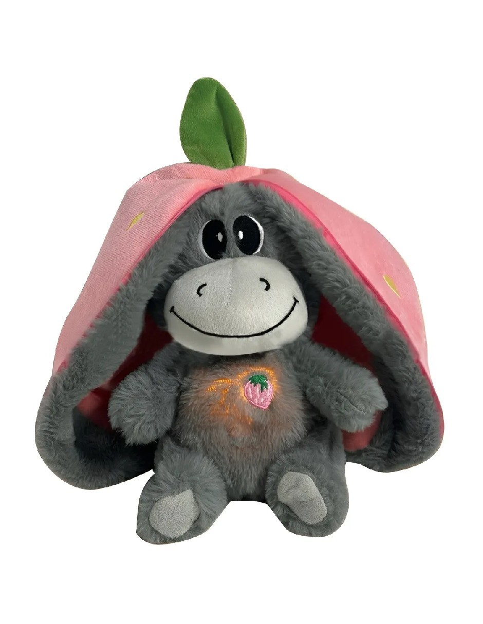 Peluche Burro Rosa Anti-Estr&eacute;s Respiraci&oacute;n image number null