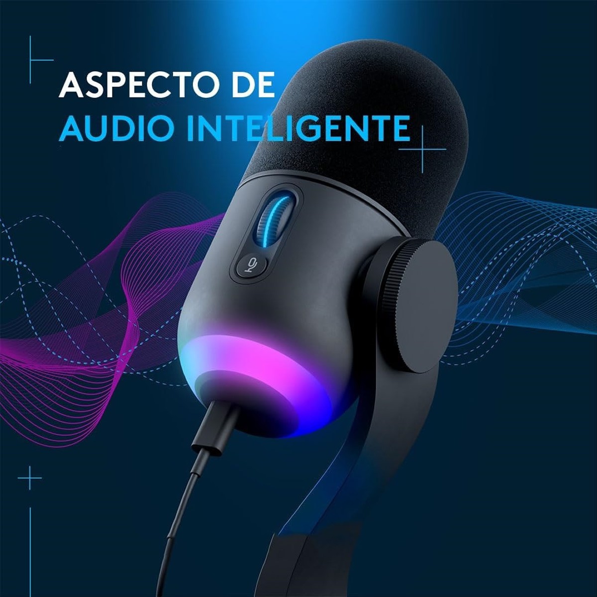 Microfono Logitech YETI GX LIGHTSYNC RGB Premium USB Gamer 988-000508 image number null