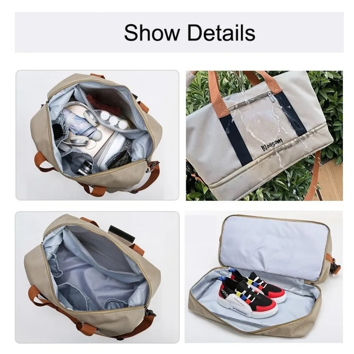 Maleta Deportiva Bolsa Gym Viaje Mochila Fitness Bag Army Green image number null