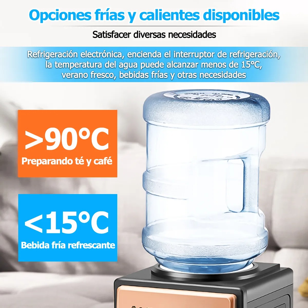 Dispensador De Agua Fr&iacute;a Y Caliente Para Oficina image number null