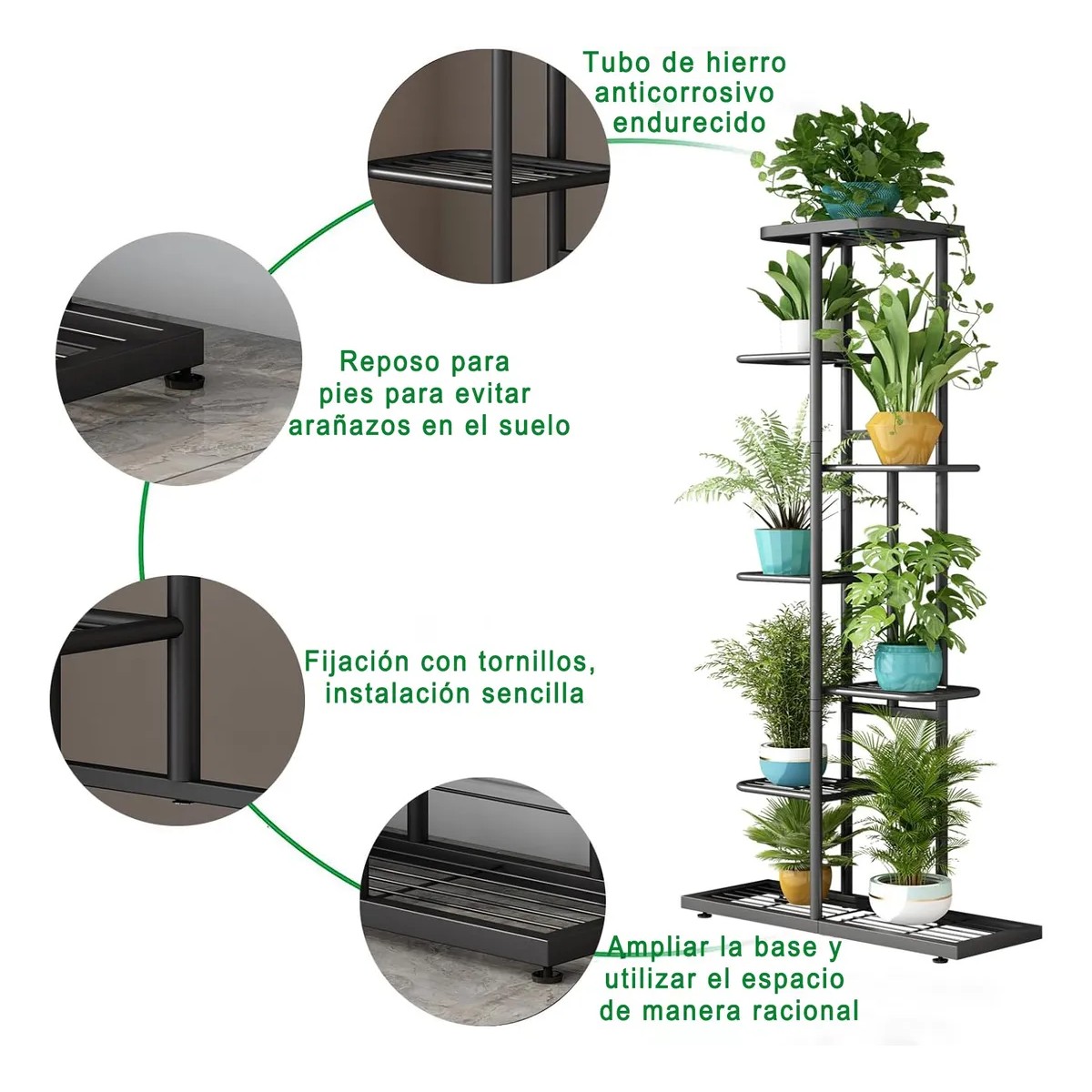 Soporte Para Macetas Estante De Macetas Para Plantas 7 Nivel image number null