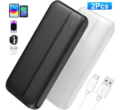 Power Bank Portatil 21000mah 2.1a Cargadores Celulares 2pcs image number null