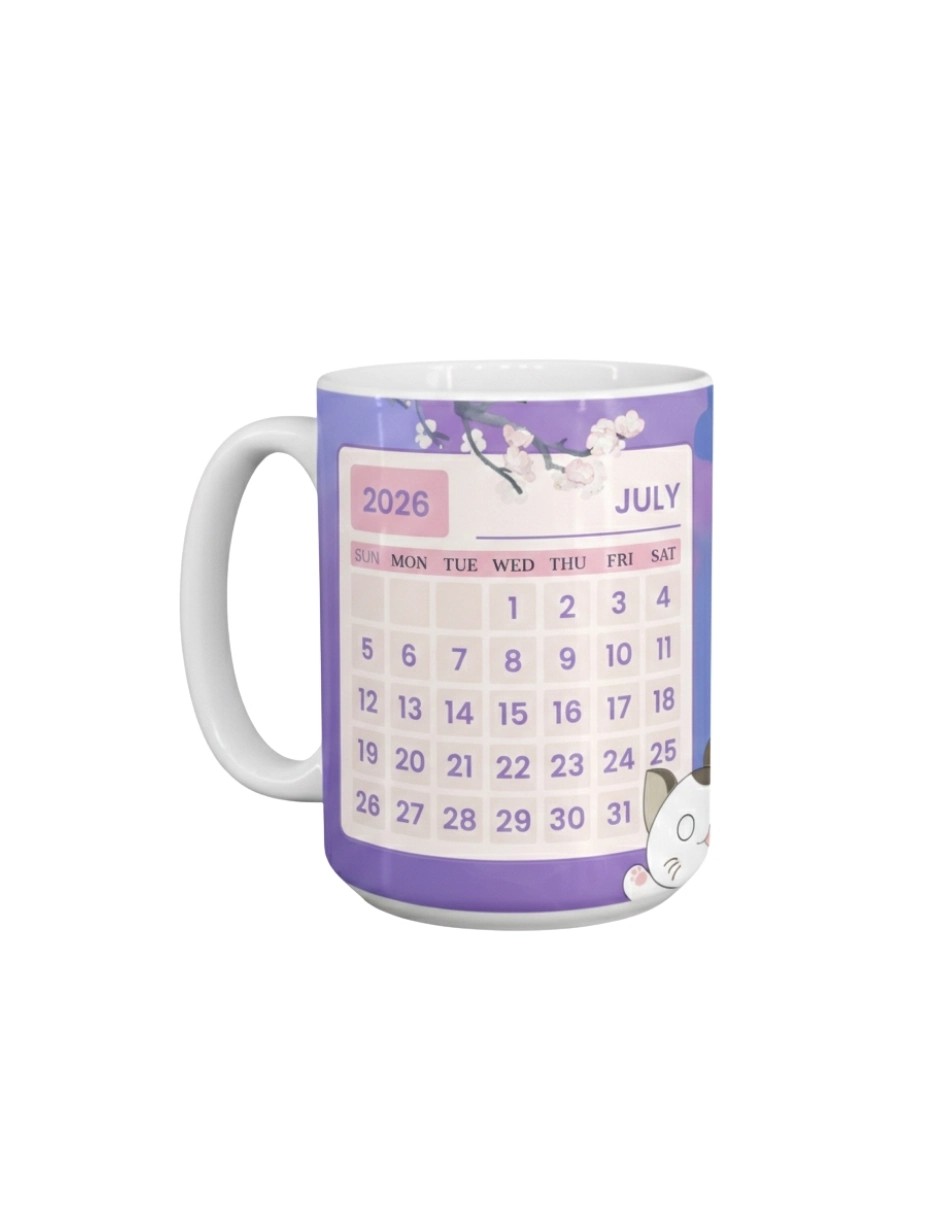 Taza de cer&aacute;mica 445 ml Julio 2026 TINK image number null