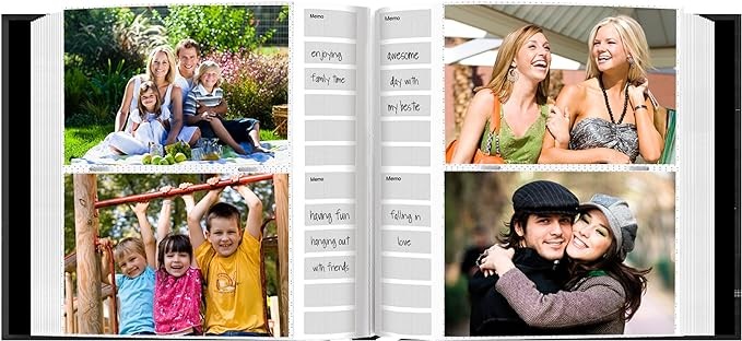 A Pioneer Photo Albums EV-246CHLK &Aacute;lbum de Fotos Happiness 4 x 6 Pulgadas. image number null