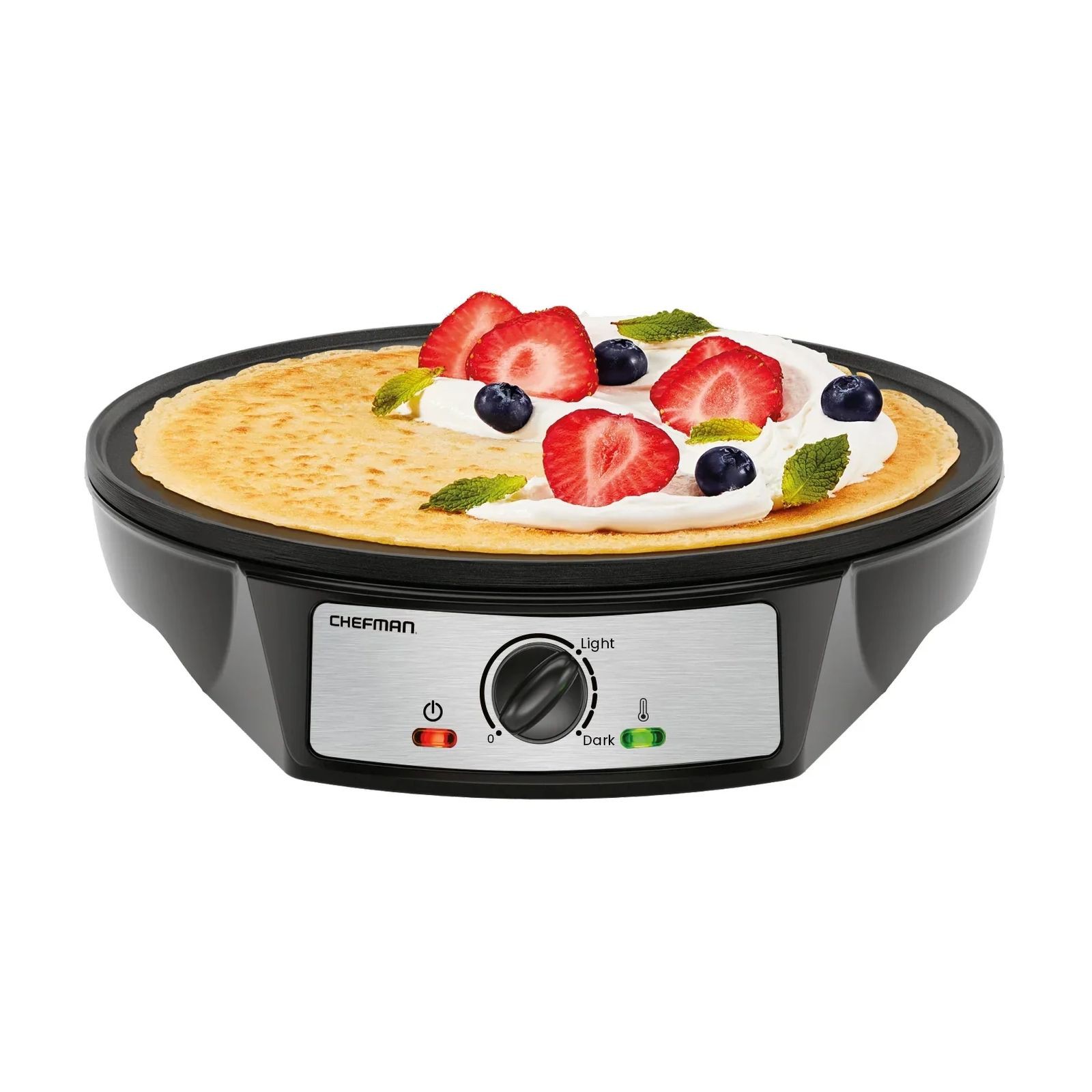 Crepera El&eacute;ctrica Chefman Negra RJ33-C-V2-MX image number null