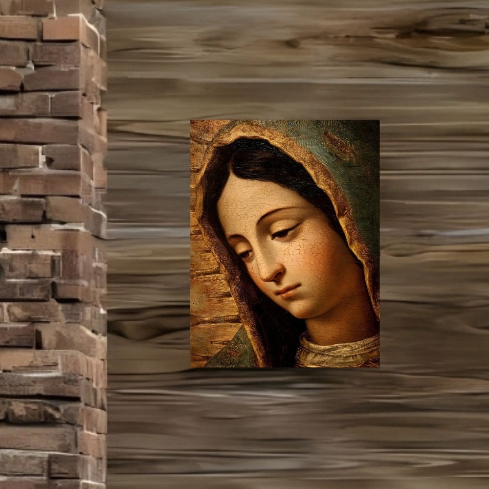 Cuadro Decorativo Religioso 20x30cm V&iacute;rgen de Guadalupe image number null