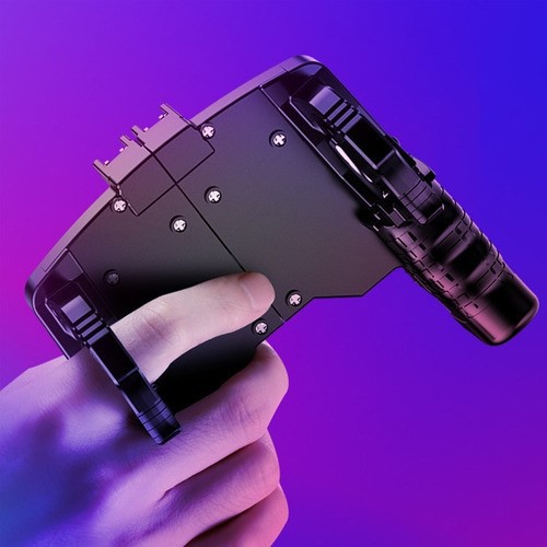 Gamepad Control Para Celular Gatillos Grip K21 Fortnite Pubg image number null