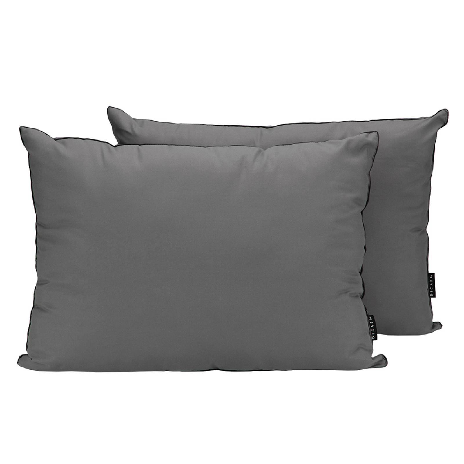 Combo S&aacute;banas Queen Size Dicasa Softy Platino +Almohadas 2 Pack image number null