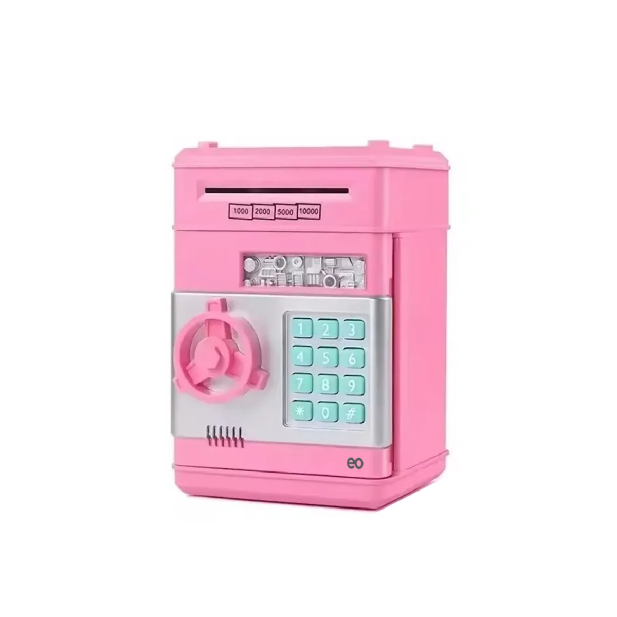 Alcanc&iacute;as Electronicos Ni&ntilde;o Caja Seguridad Atm Cajero Fuerte Rosa image number null