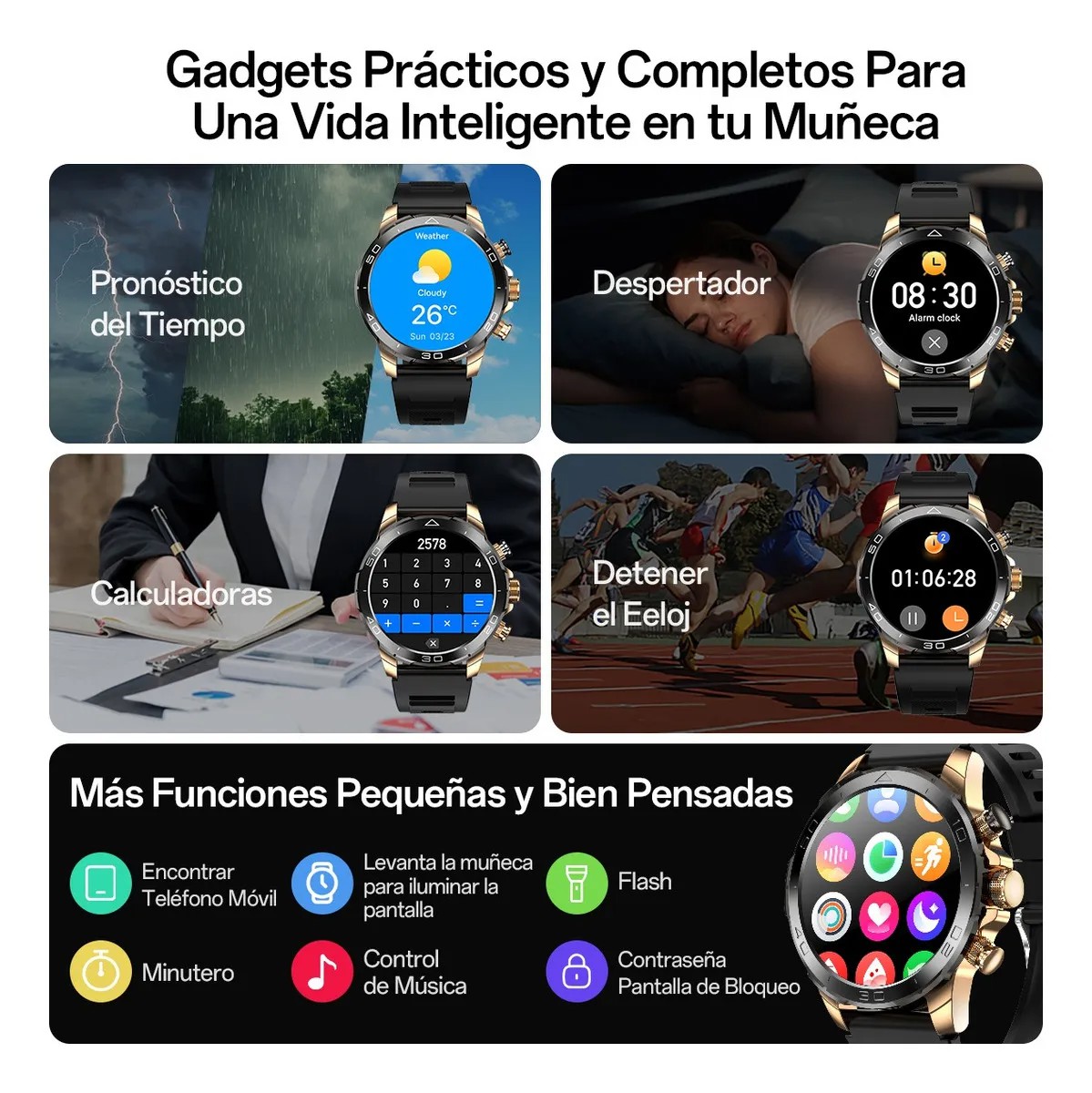 Reloj Inteligente Aolon Luxor image number null