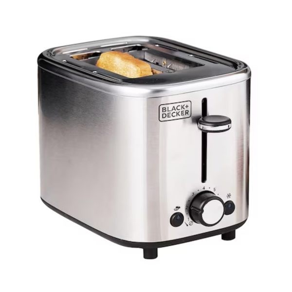 TOSTADOR 2 REBANADAS B&D 750W ACERO INOX MODELO TR0012SS-LA image number null