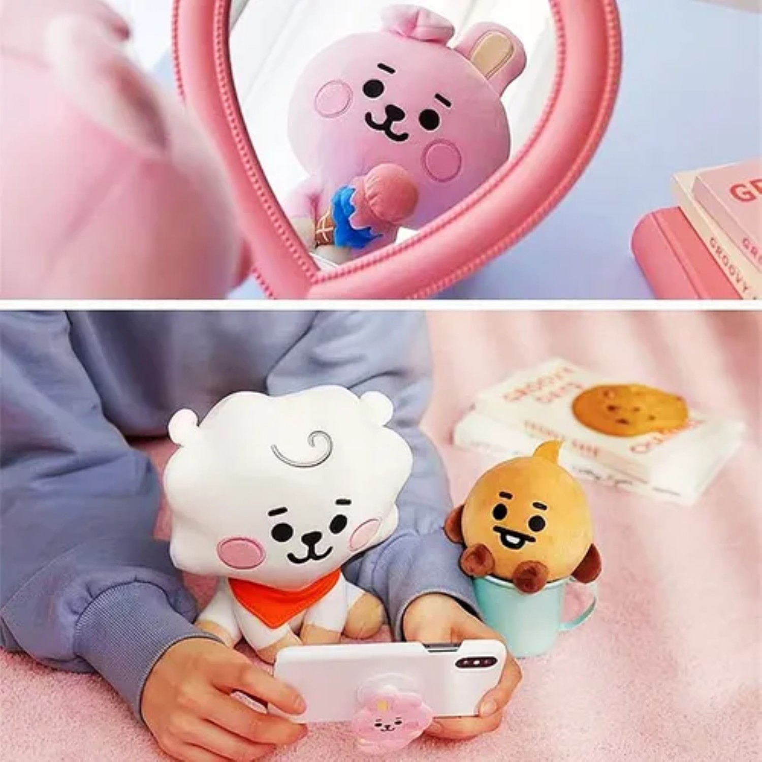Kit 9pcs Peluche Mu&ntilde;ecos Colores image number null