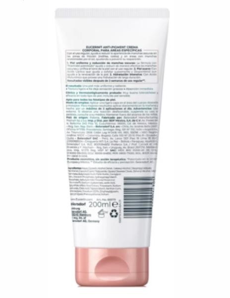 Crema Corporal Anti-manchas Eucerin Anti-Pigment 200 ml image number null