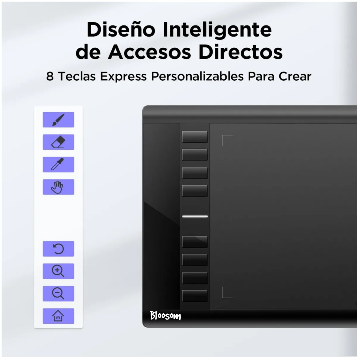 Tableta Digitalizadora M708 10*6 In Con L&aacute;piz Negro image number null