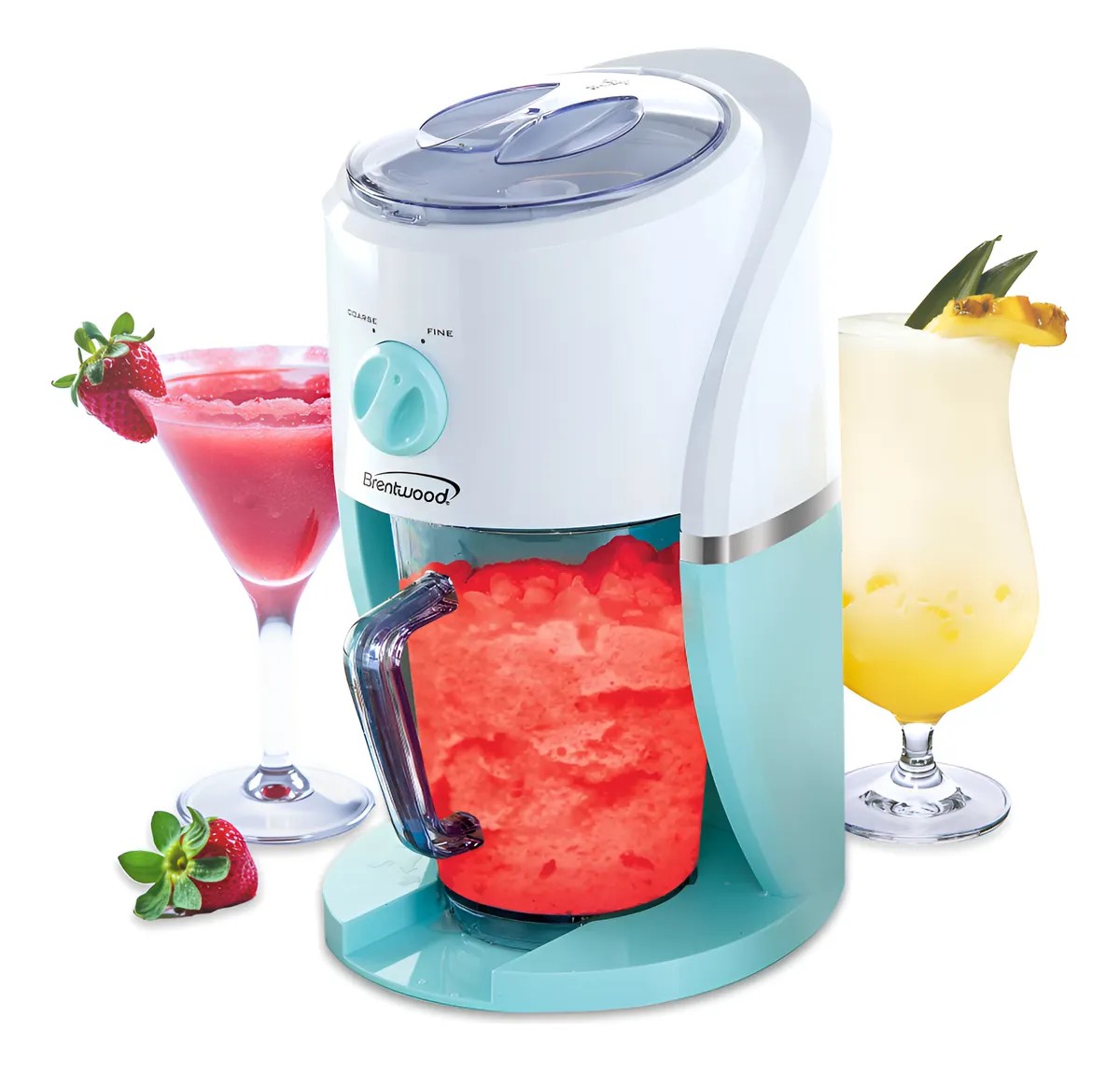 M&aacute;quina De Bebidas Margaritas, Smoothies Y Frapp&eacute; Uso F&aacute;cil Brentwood Ts1425bl Azul image number null