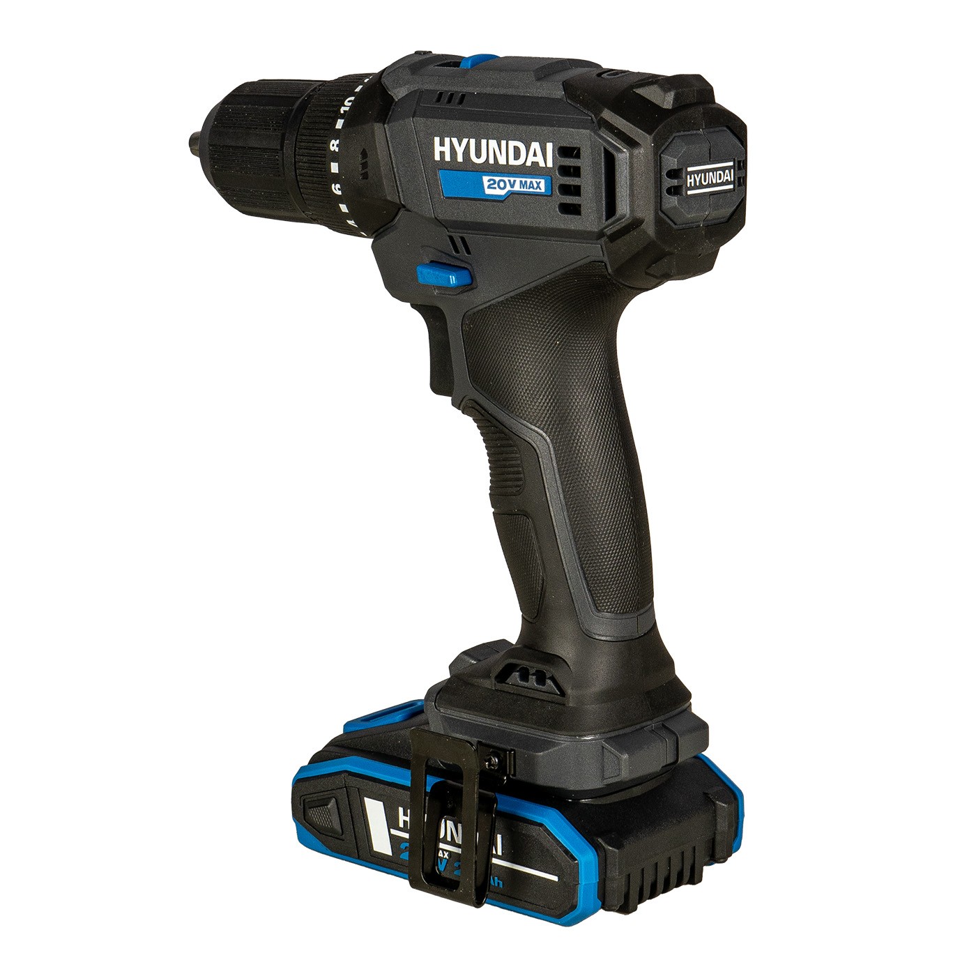 Taladro Atornillador Hyundai Inal&aacute;mbrico Dd20s-40tt Bater&iacute;a Li-ion 40n.m Azul 50 Hz/60 Hz image number null