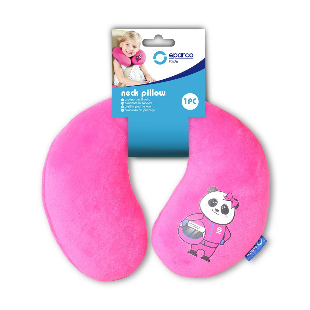 Almohada de viaje para cuello Sparco Rosa image number null