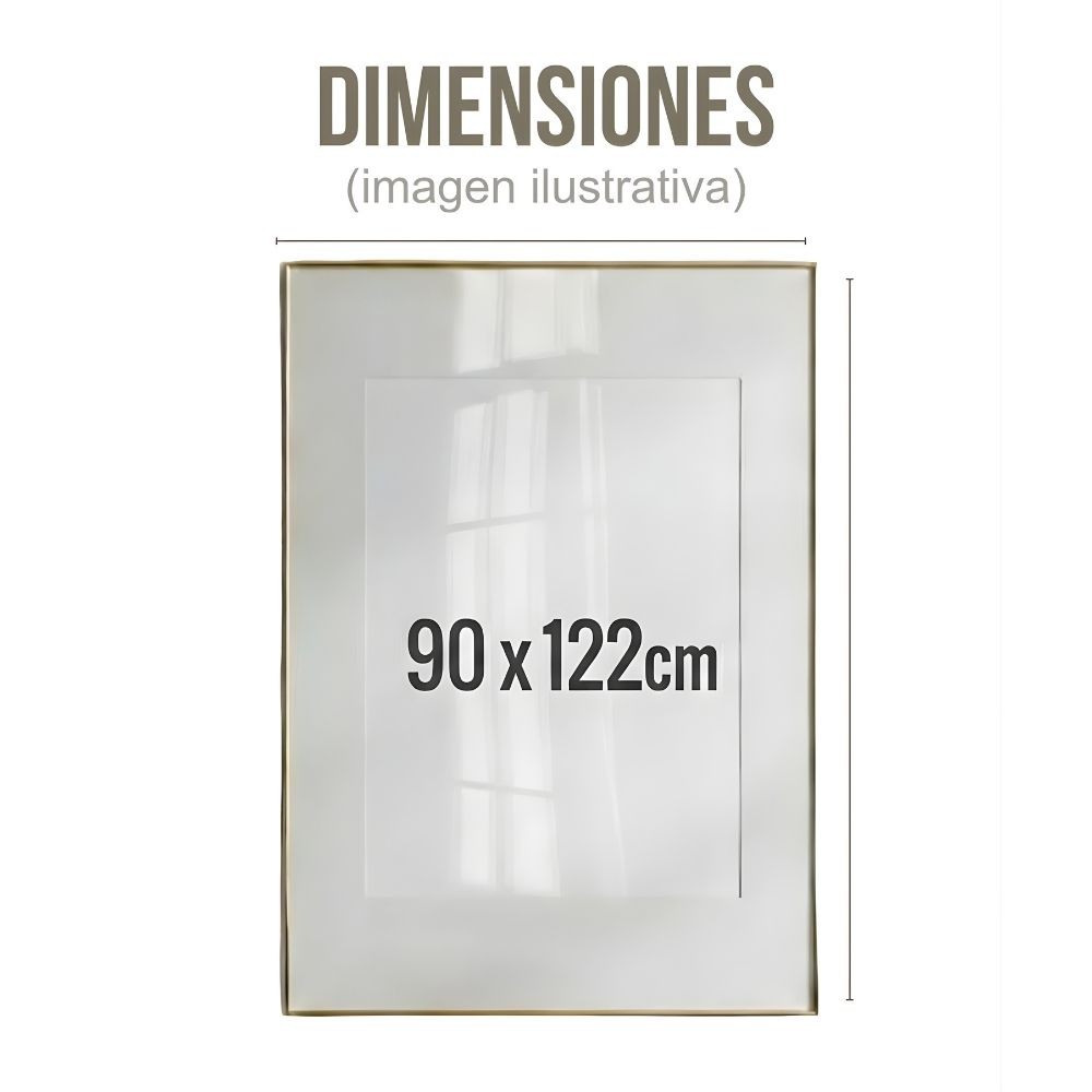Cuadro Decorativo Bot&aacute;nica 90x122cm Flor de Obsidiana image number null