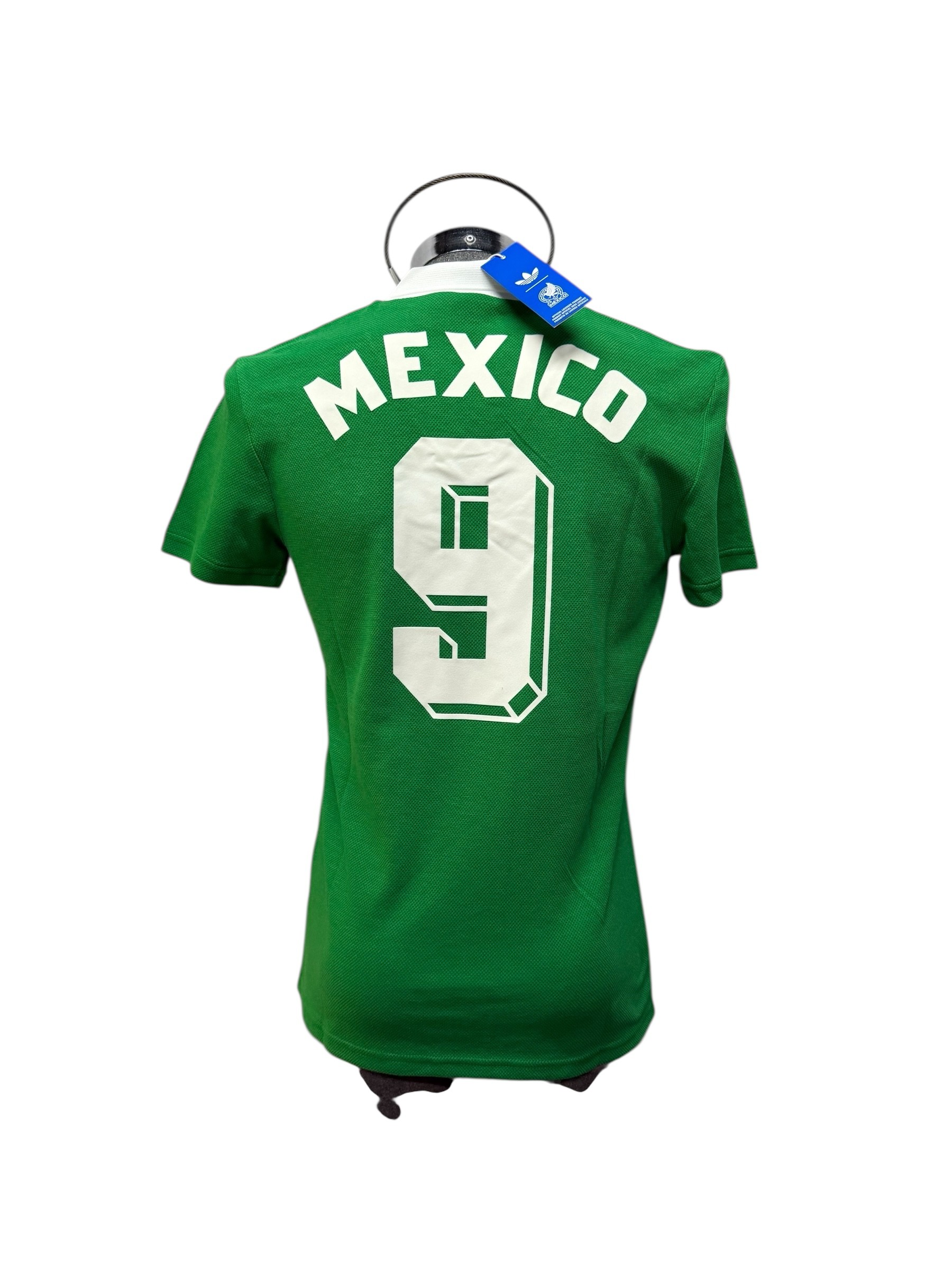 Jersey Original Adidas Selecci&oacute;n Mexicana retro mundial 1986 #9 JN3710 image number null