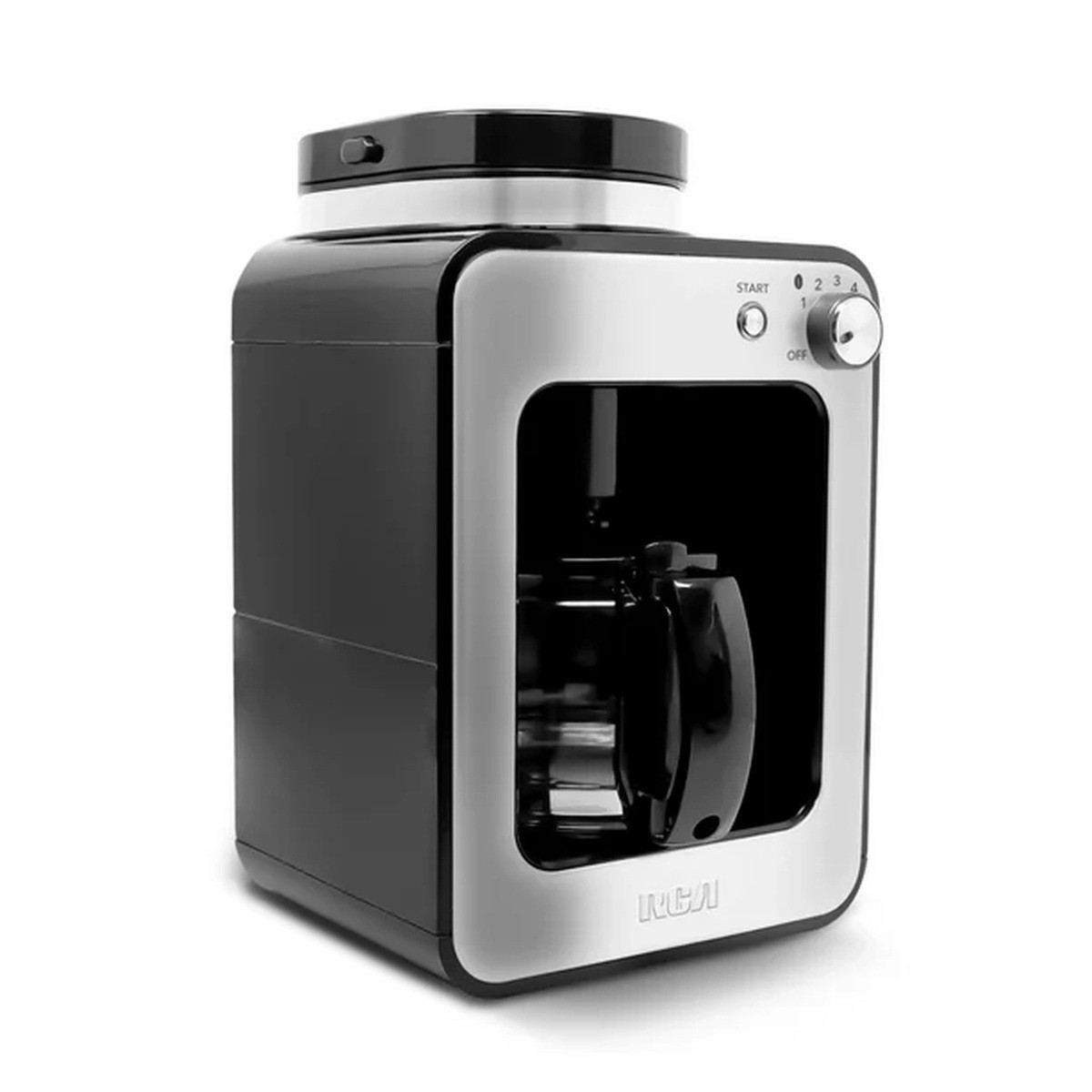 CAFETERA CON MOLINO 4 TZAS PLATO TERMICO RCA RC-CAF4 image number null