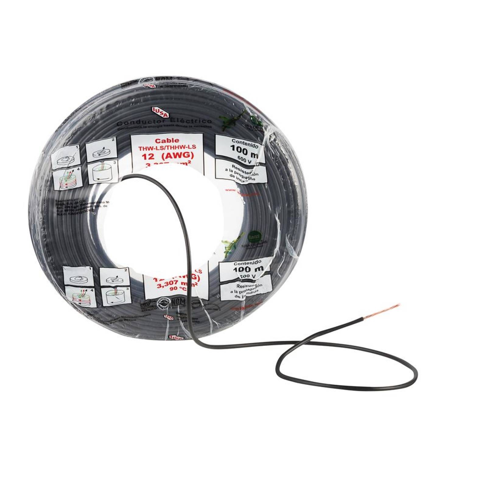 Cable Calibre 12 THW-LS / THHW-LS 100 m Negro image number null