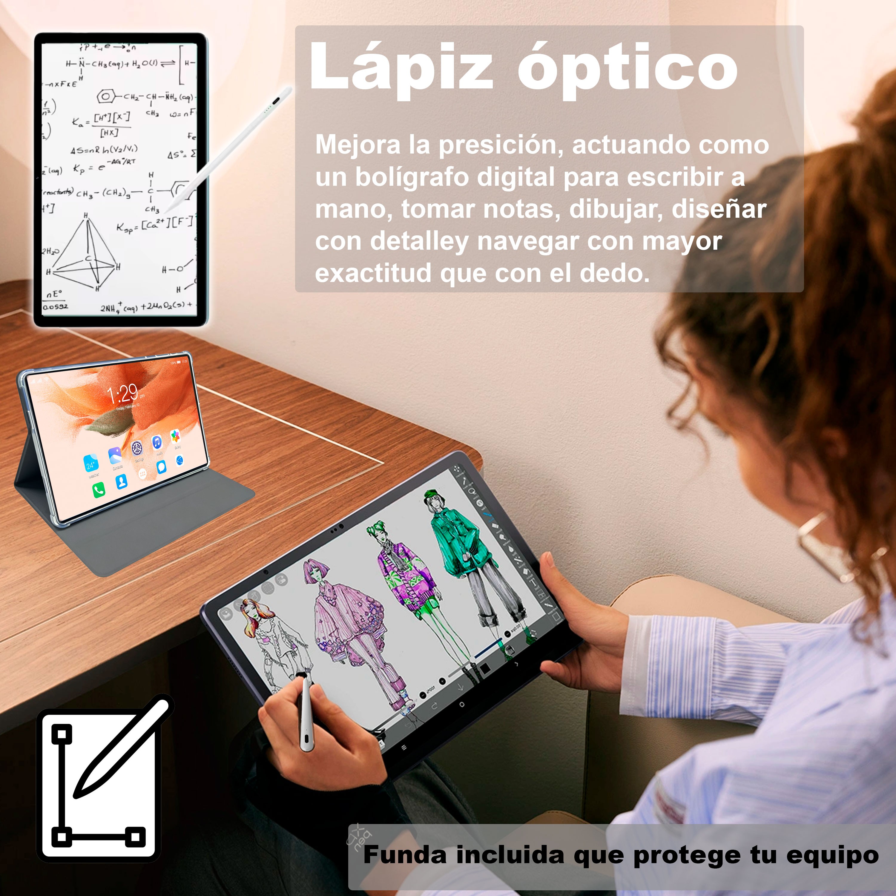VAK TABLET 98X 10" OCTACORE 12+512 LAPIZ ANDROID CAMARA WIFI image number null