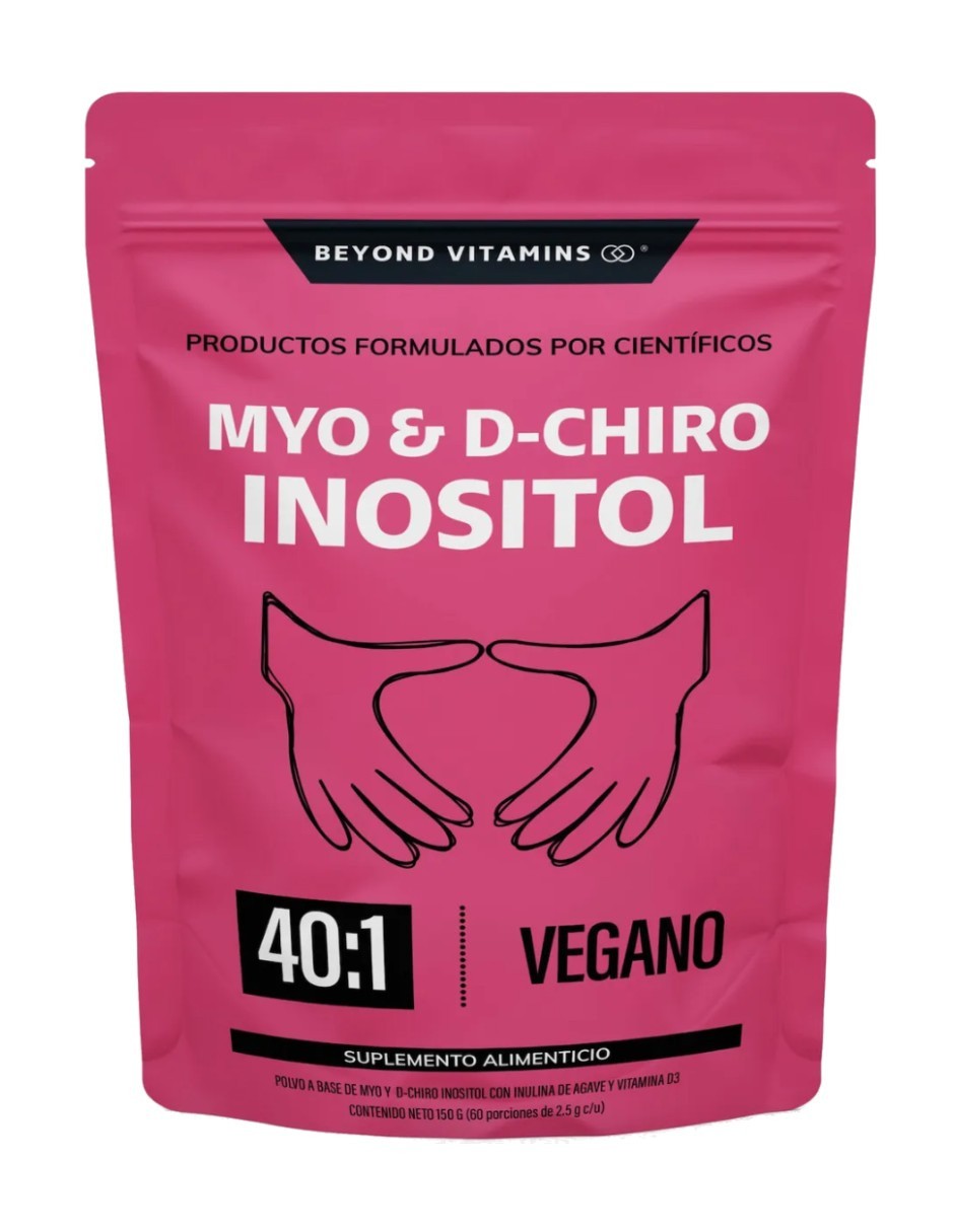 Myo Y D-chiro Inositol Premium Mujer Fortificado Con Zinc, Acido Folico, Inulina De Agave, Vitamina D3 Y Selenio image number null