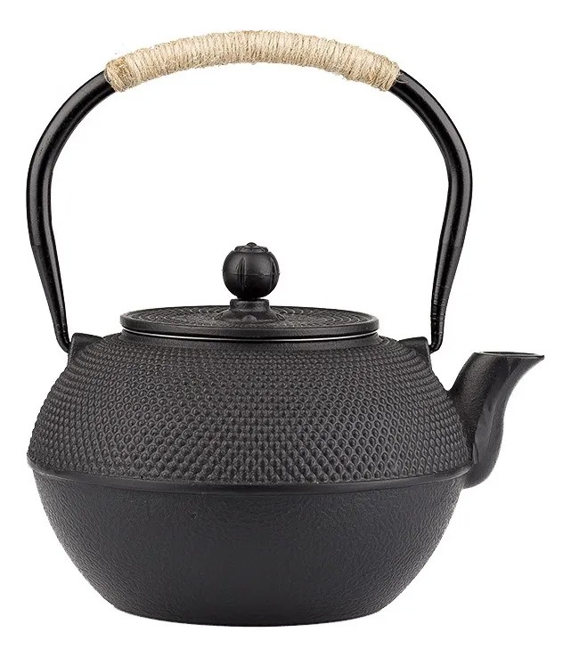 Tetera De Hierro Fundido Estufa 1200ml Con 4 Tazas Esmaltado image number null