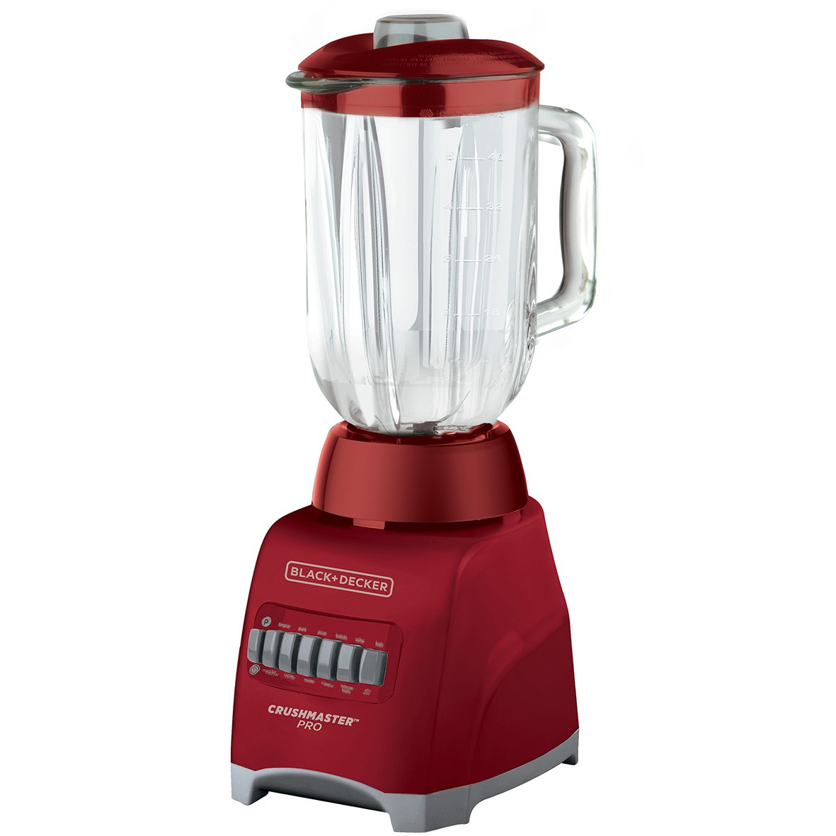 Licuadora Black & Decker BL1000RG Vaso Vidrio 550W / 10 Vel Roja SYP-Y3 image number null