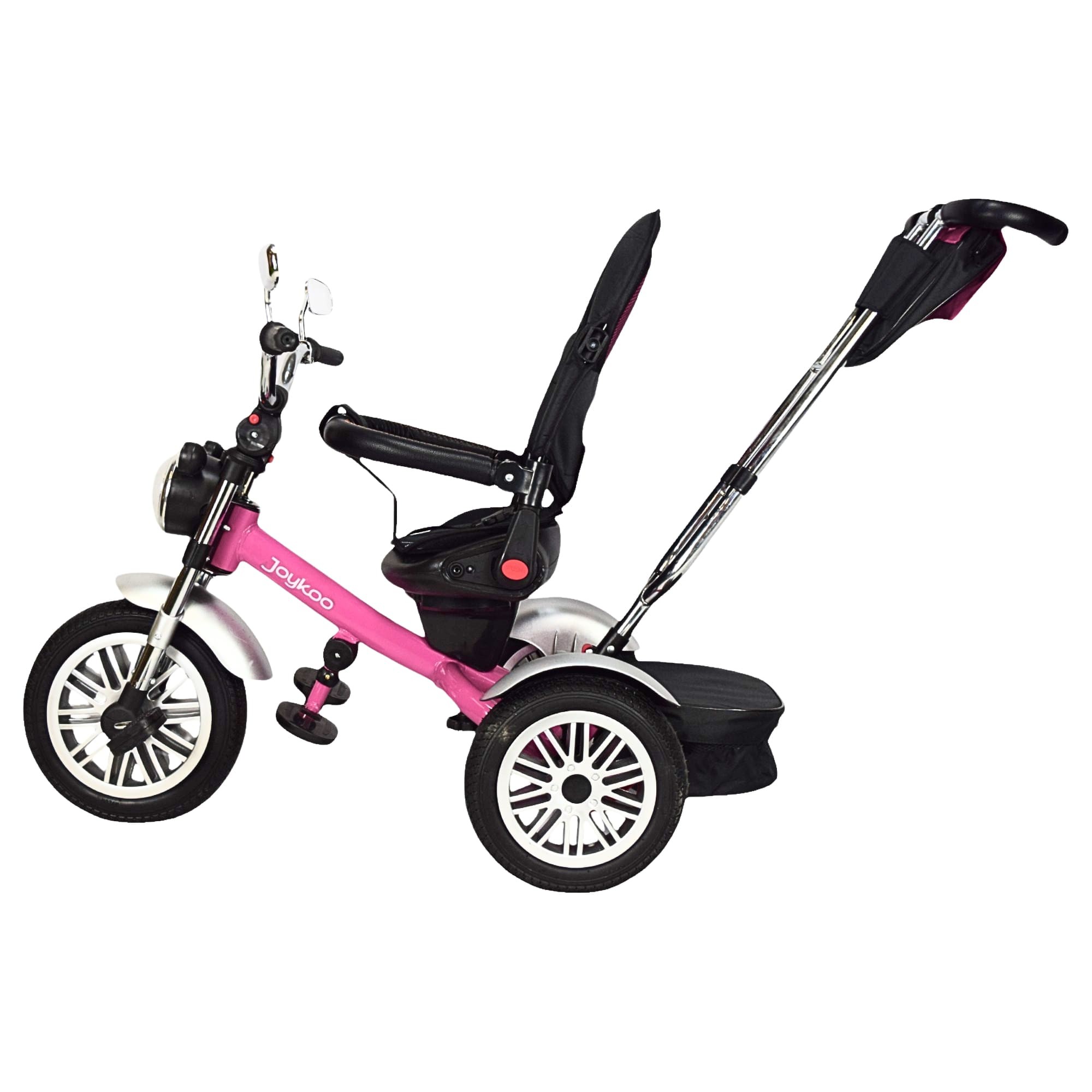 Triciclo para Ni&ntilde;os Reclinable Giratorio 360 Sonido Llanta Goma - Rosa image number null