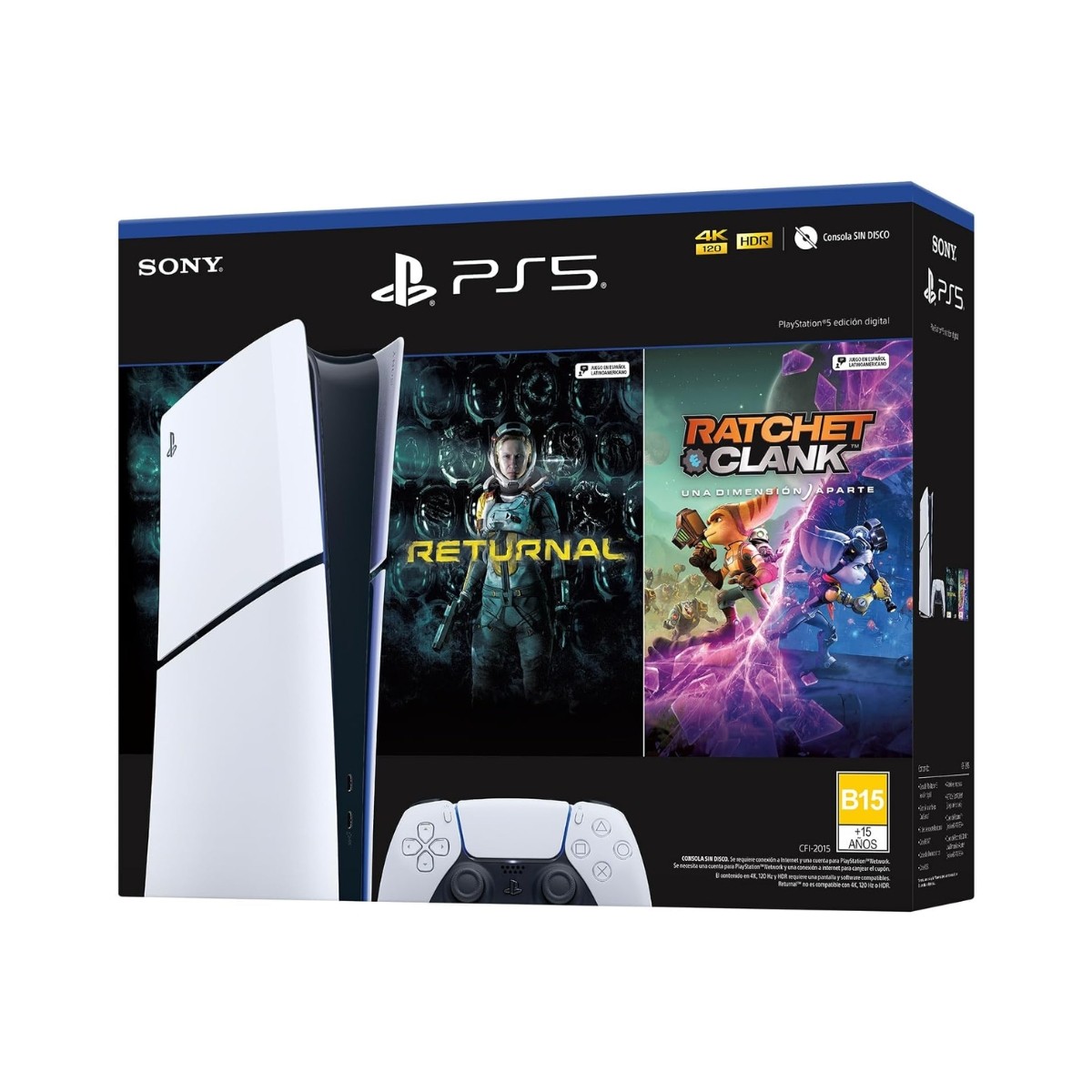 PlayStation&reg;5 (Modelo Slim) - Pack con 2 Juegos - Ratchet- Digital image number null