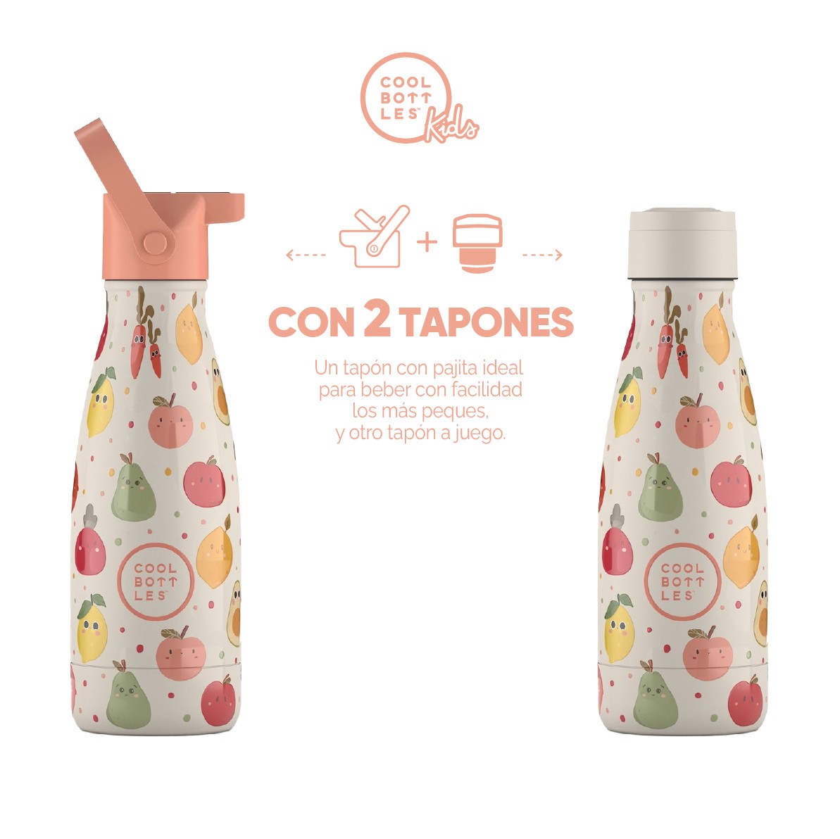 Cool Bottles Botella Termo Infantil Fruit Salad 260ml image number null