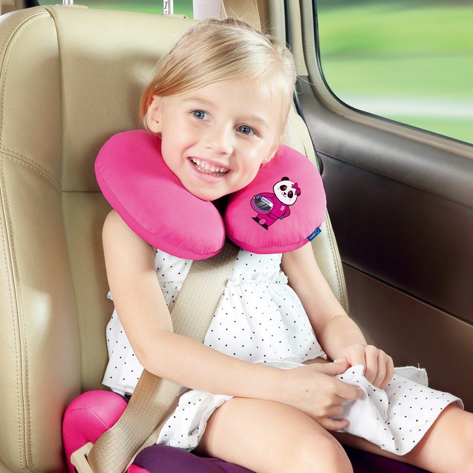 Almohada de viaje para cuello Sparco Rosa image number null
