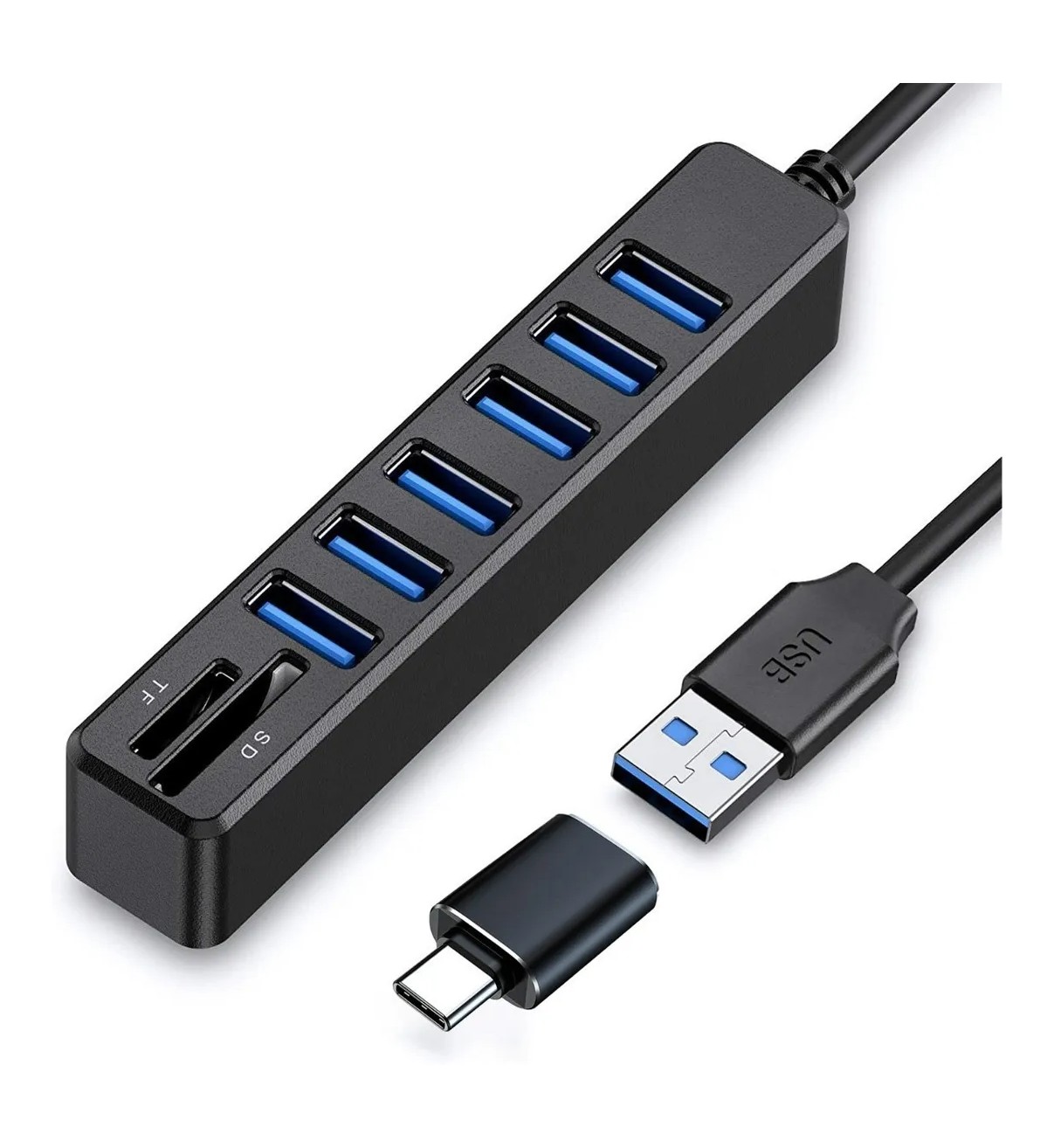 Adaptador Multipuerto 8 En 1 Usb Hubs Para Macbook / Pc Malubero image number null