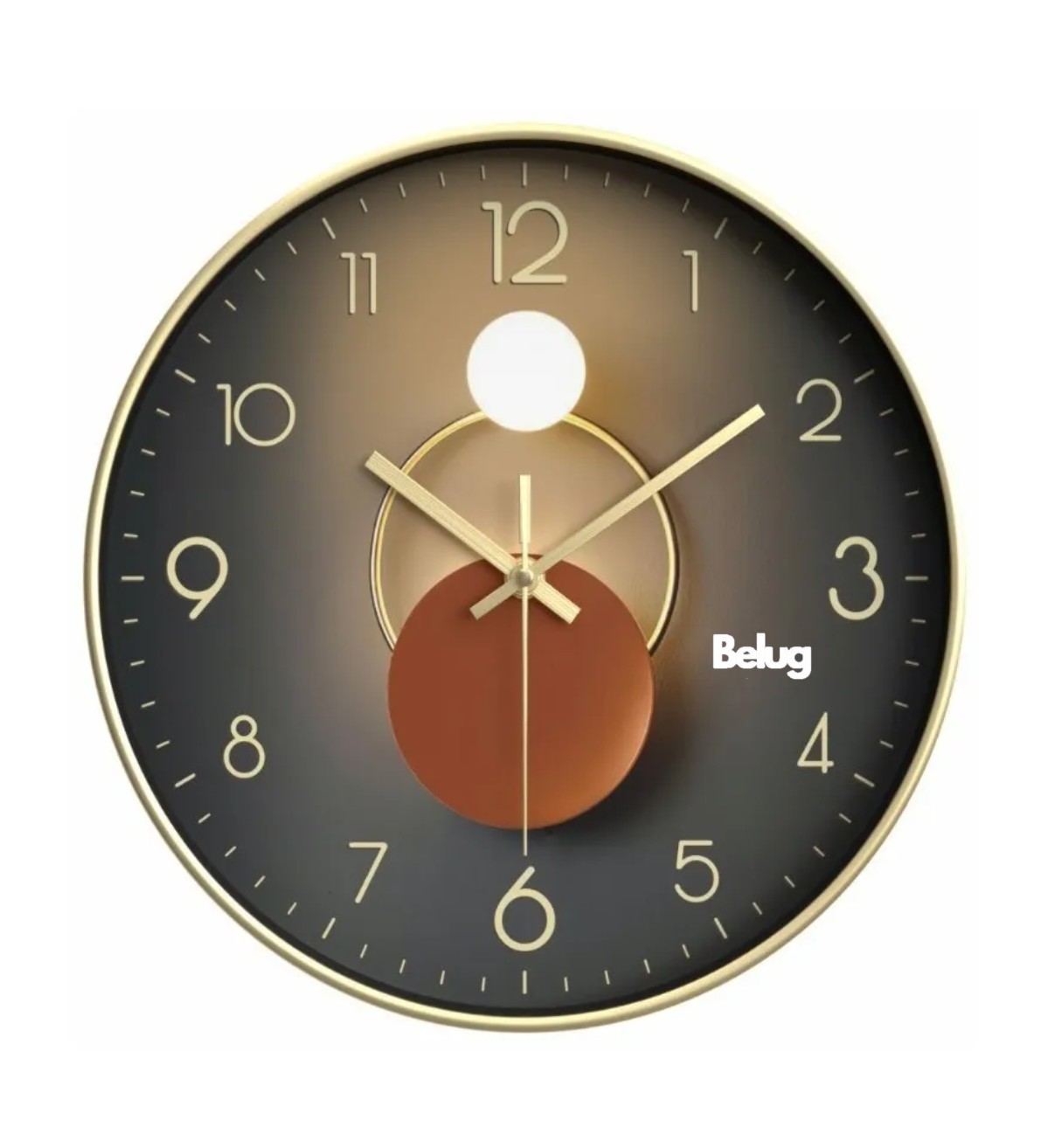 Reloj De Pared Decorativo Moderno Silencioso De 30 Cm Belug image number null