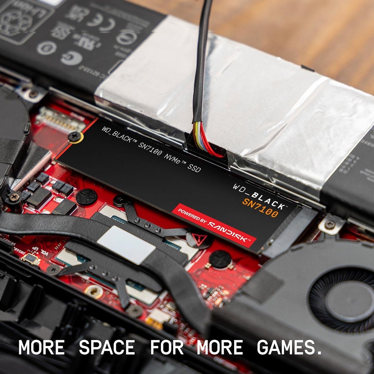 M.2 2280 SSD 1TB Western Digital WD Black SN7100 PCIe 4.0 NVMe WDS100T4X0E image number null