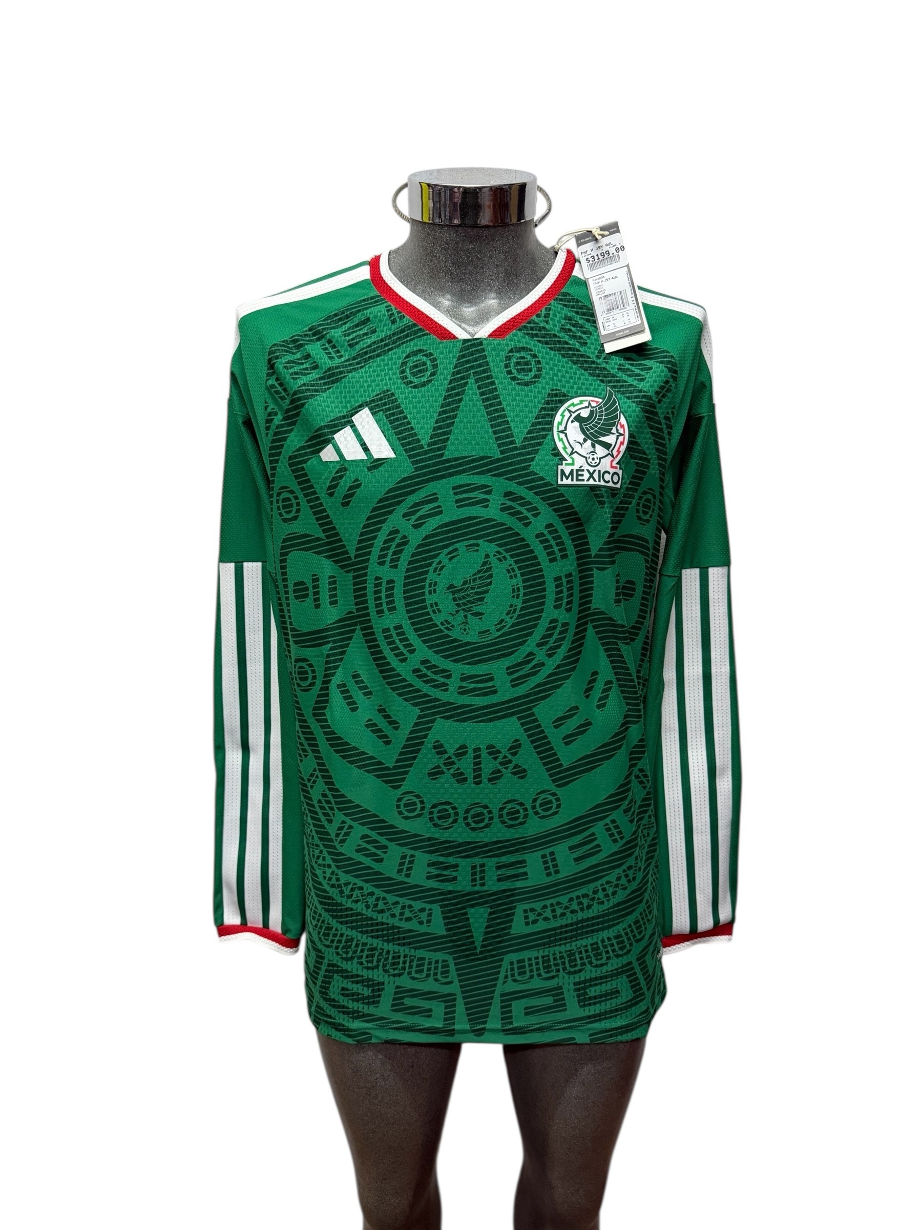 Jersey Original Adidas de la Selecci&oacute;n Mexicana authentic larga mundial 2026 KA3998 image number null