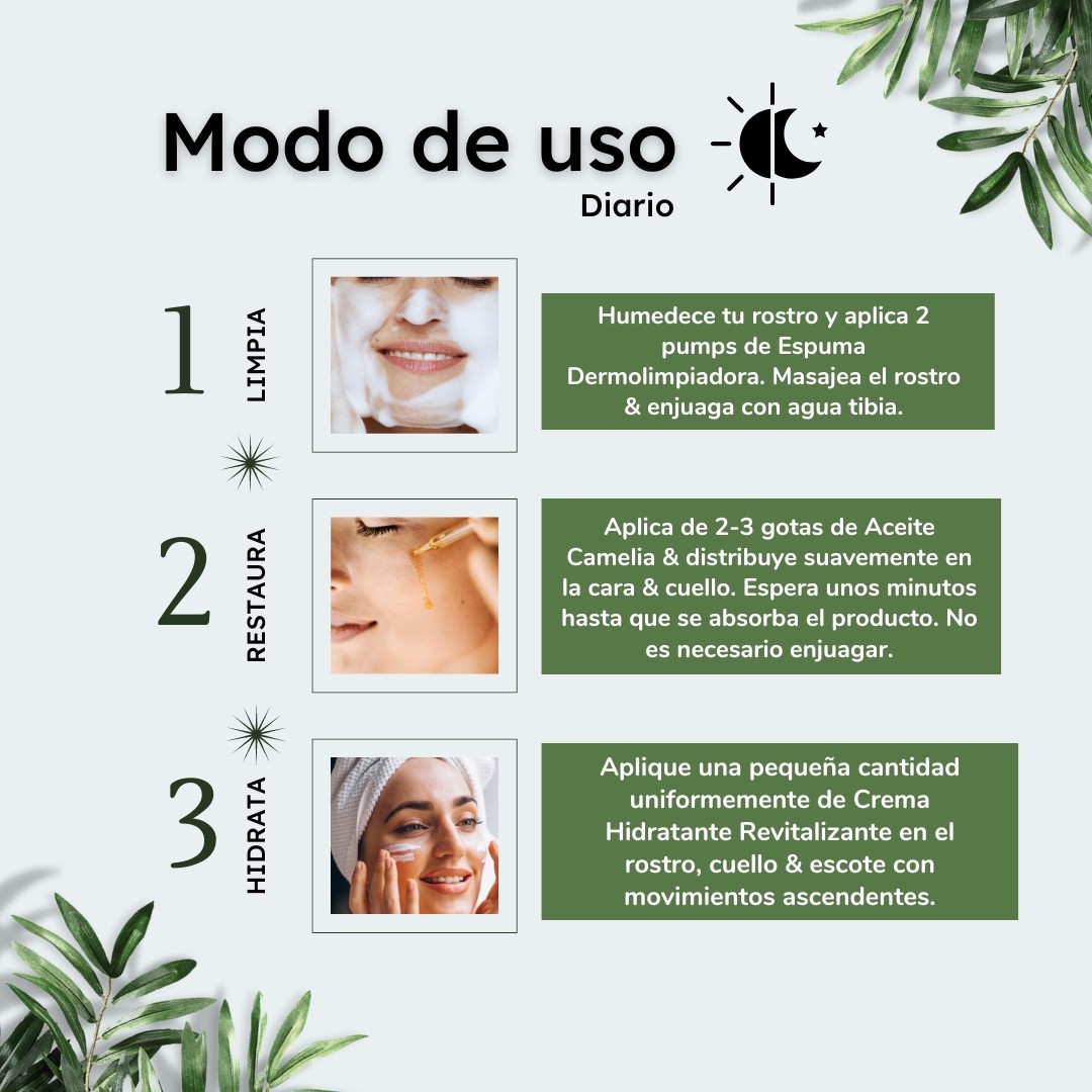Mini Set Facial Restaurador Piel Seca She is skincare image number null